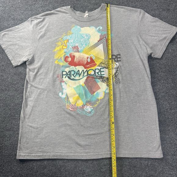 Y2K Paramore Band T Shirt Merch Rock Punk Alternative Band Tee Early 2000s Sz XL - Picture 9 of 10